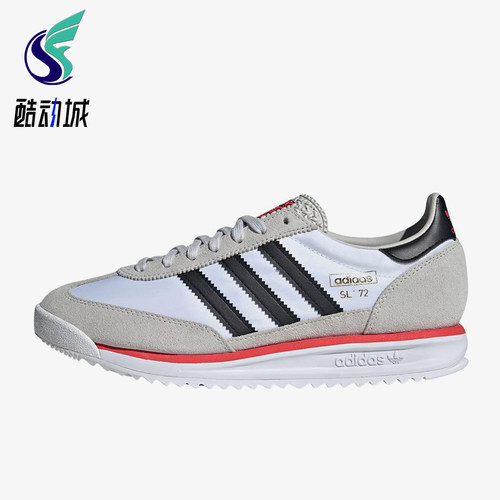 Adidas/阿迪达斯正品SL72男低帮网面拼接麂皮运动鞋JS0746