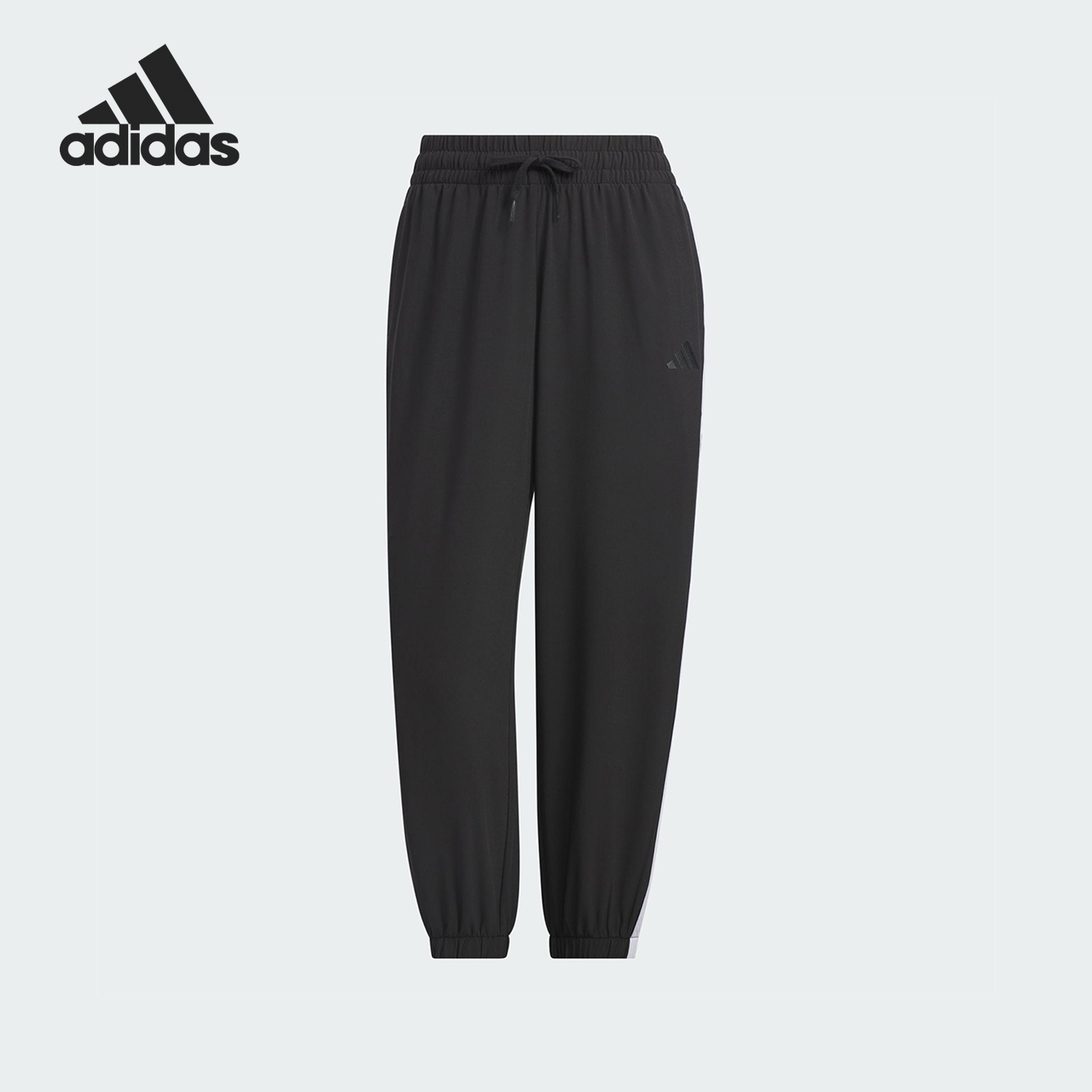 Adidas/阿迪达斯正品2025新款女士户外休闲束脚运动裤JZ2173