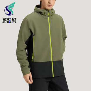 Adidas/阿迪达斯正品2026男士梭织户外保暖运动拒水外套KQ5550