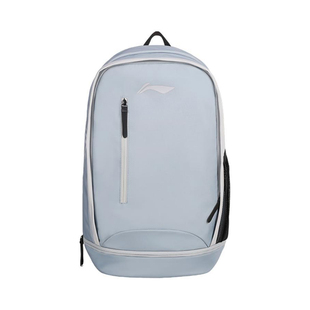 李宁正品2025新款男女同款户外大容量简约运动双肩包YBSU163-7