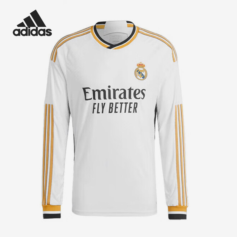 Adidas/阿迪达斯正品2023新款男子时尚透气运动长袖T恤IA9978