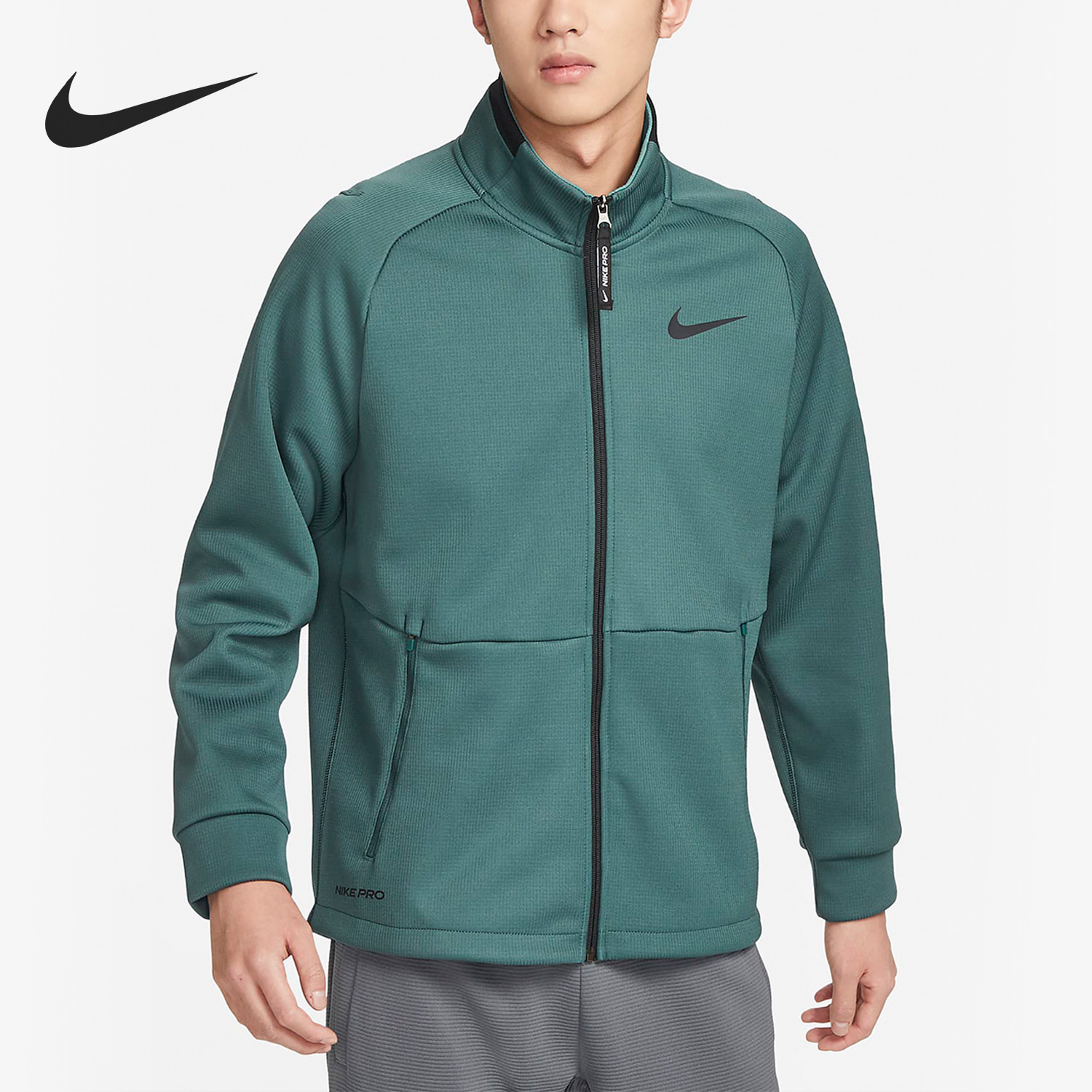 Nike/耐克正品男子舒适翻领拉链休闲运动夹克外套 DM5941-309