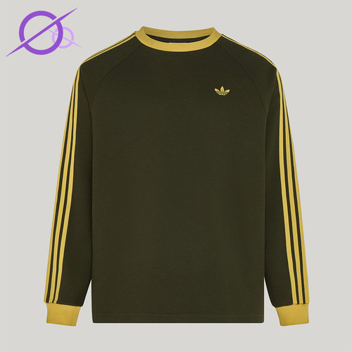 Adidas/阿迪达斯正品三叶草男士圆领宽松运动长袖T恤LD6432