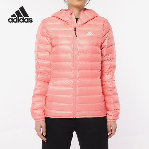 Adidas/阿迪达斯正品当季新款女子休闲连帽轻薄运动羽绒服BQ1973