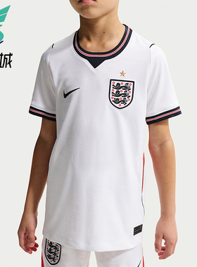 Nike/耐克正品2026夏季大童舒适运动训练透气足球T恤IB5111-100