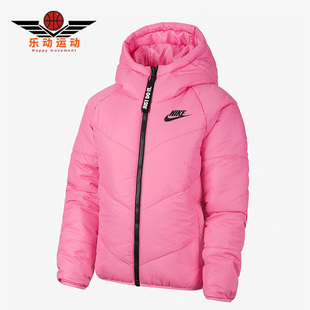 休闲保暖连帽女子运动棉服外套CV8688 冬季 609 耐克正品 Nike