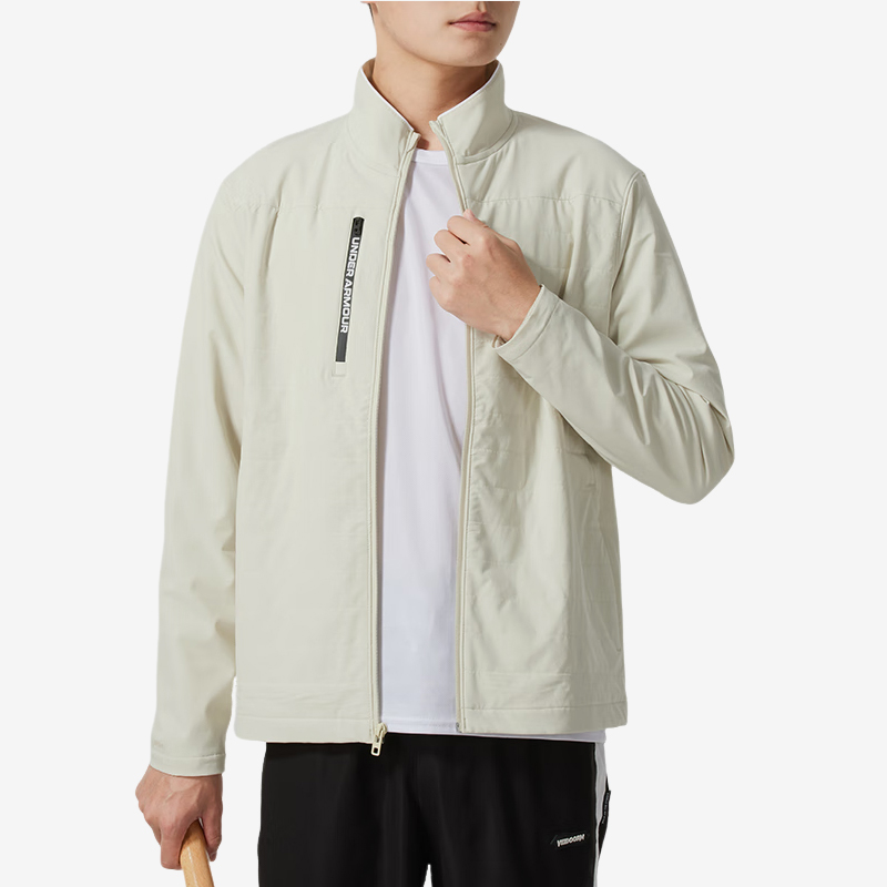 UA/安德玛正品新款男子户外休闲梭织立领运动夹克外套1379721-273