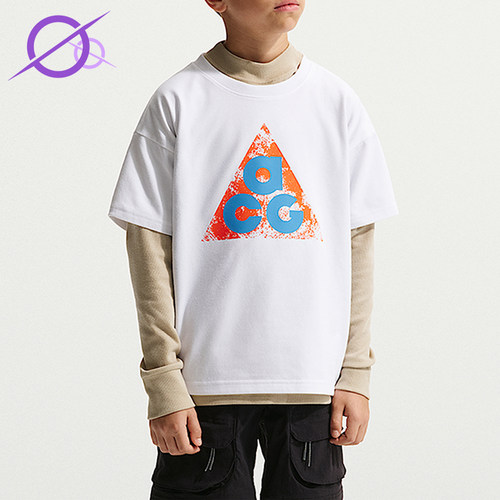 Nike/耐克正品ACG DF TEE M90大童运动休闲经典印花T恤IM9322-100
