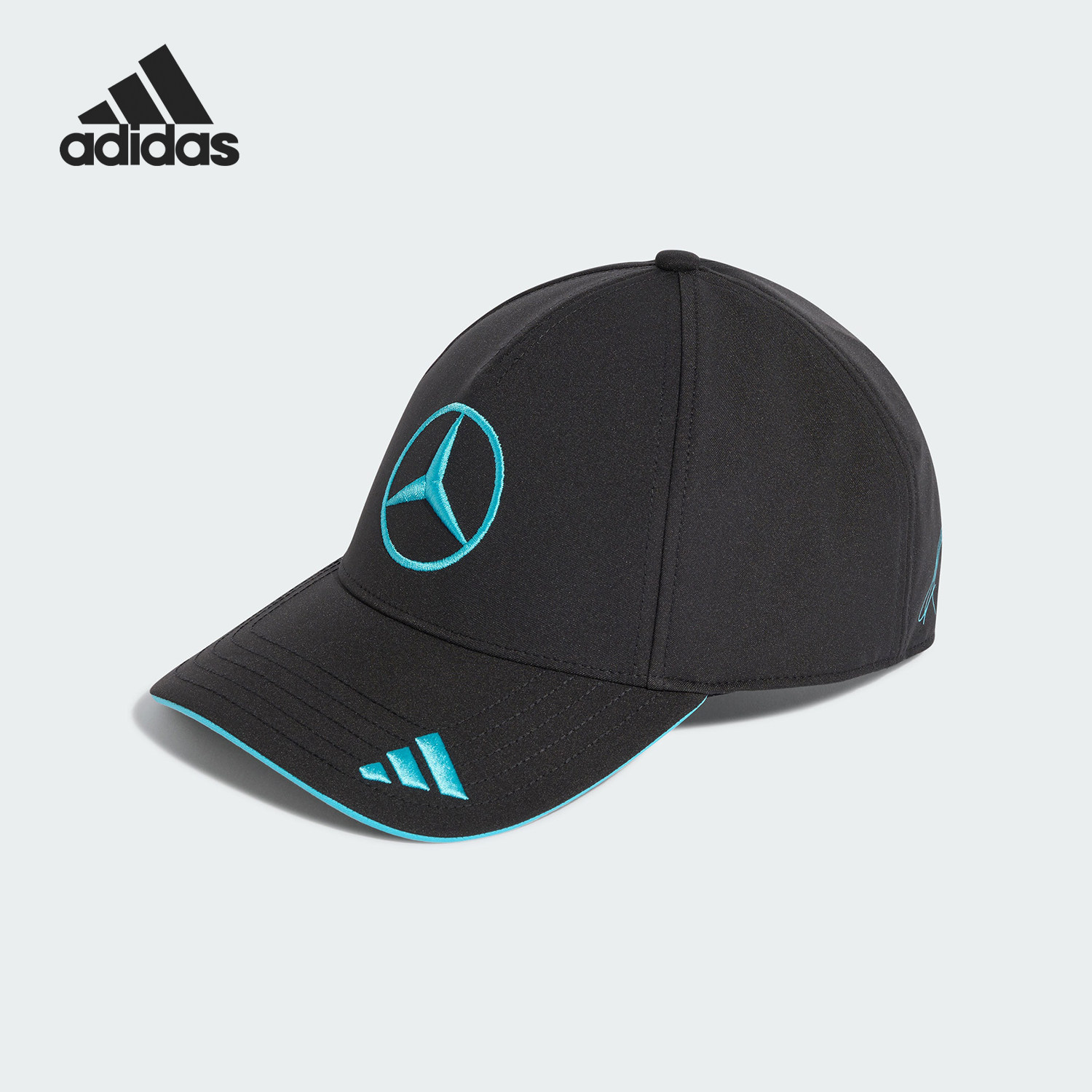 Adidas/阿迪达斯正品MER GR CAP男女童透气经典运动棒球帽KE8304 - 实物图