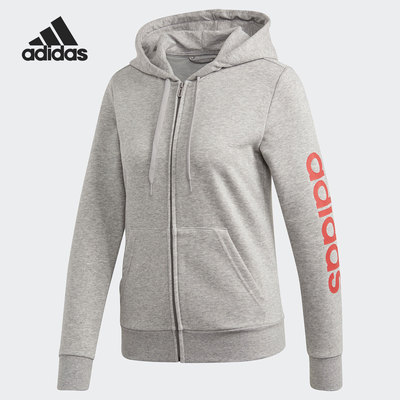 阿迪达斯女子针织连帽外套