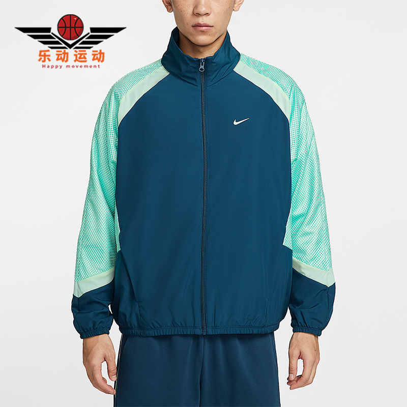 Nike/耐克正品Icon男士运动梭织薄绒复古宽松夹克外套HV3364-415