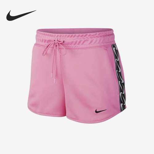 Nike/耐克正品刺绣抽绳系带运动直筒休闲舒适短裤CJ6318-610