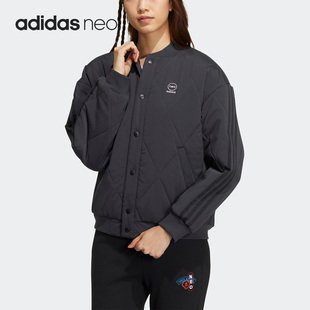 女子休闲保暖夹克棉服HN2436 NEO新款 Adidas 阿迪达斯正品
