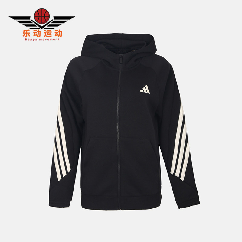 Adidas阿迪达斯正品W STA 3S女士连帽运动卫衣/套头衫KY7038