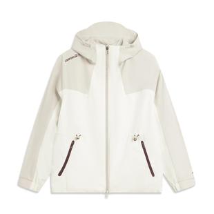 李宁正品 女子三合一保暖防泼水户外连帽运动风衣AWBV090 2025新款