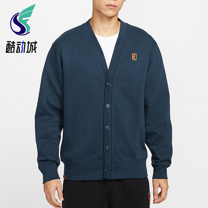 Nike/耐克正品Court Fairway男士长袖针织休闲运动开衫IM9362-478