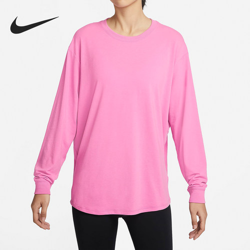 Nike/耐克正品新款女士圆领宽松透气休闲运动T恤FN2818-675