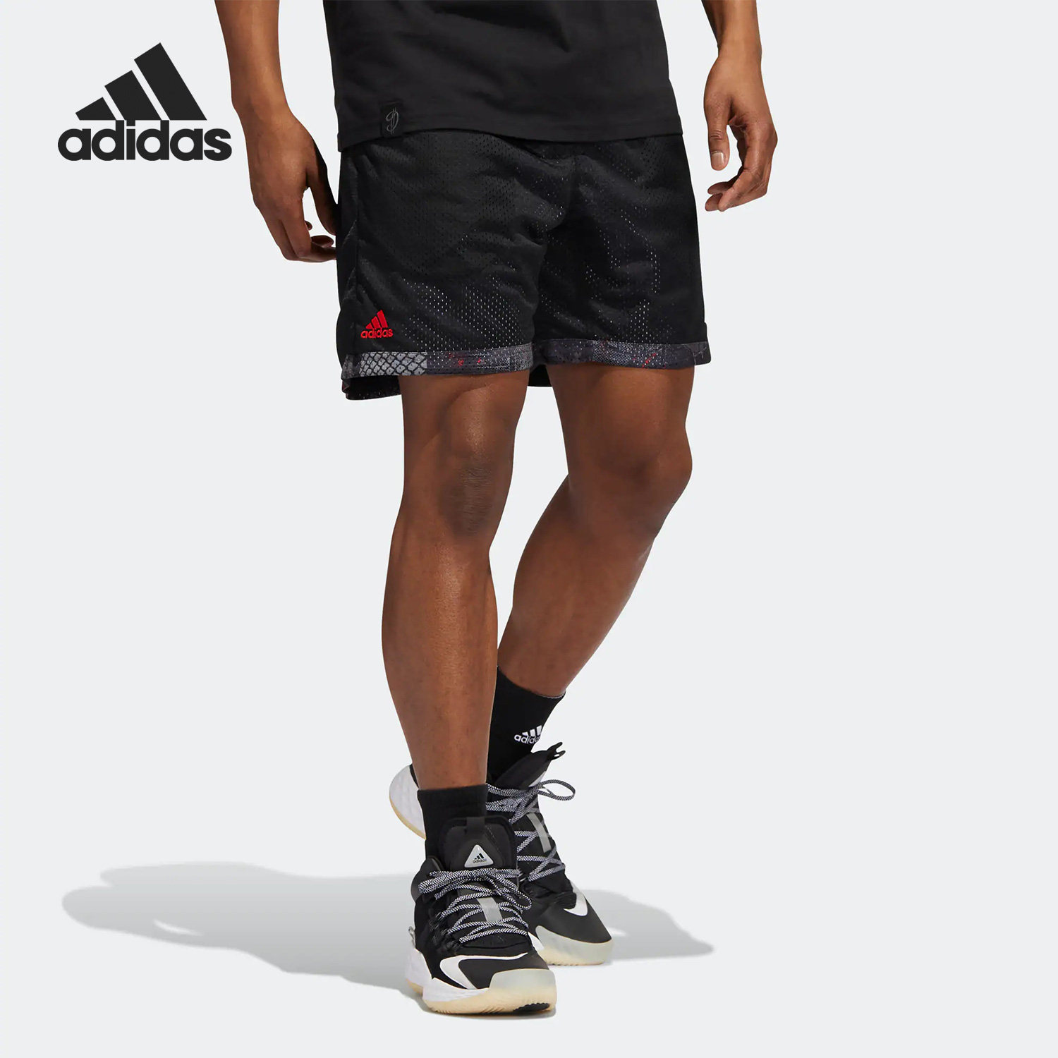 Adidas/阿迪达斯正品夏季新款男子利拉德篮球运动短裤HE6373,运动服/休闲服装,运动中长裤／短裤,淘宝优惠券,粉丝福利购,淘宝优惠卷