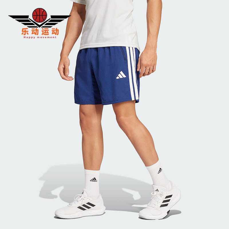 Adidas/阿迪达斯正品TR-ES 3S WV SH男士经典松紧腰短裤JC7719 - 实物图