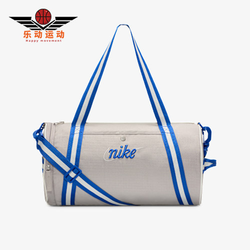 Nike/耐克正品2025新款男女同款拉链经典刺绣行李包DR6261-009