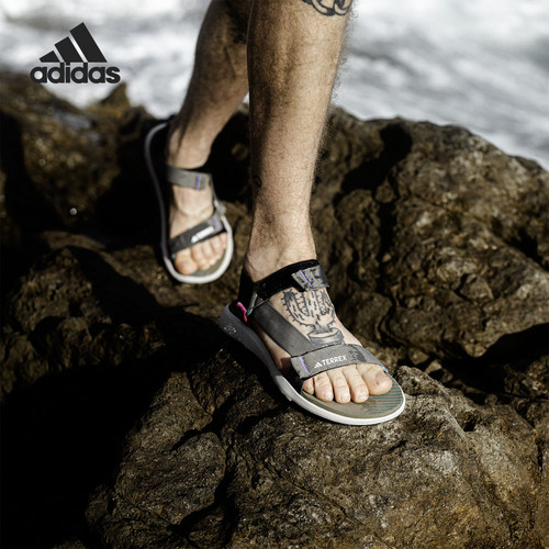 Adidas/阿迪达斯正品当季新款男女款户外运动徒步凉鞋IF3102