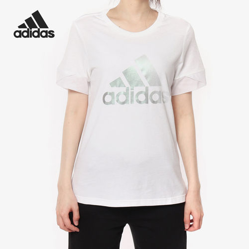 Adidas/阿迪达斯正品GFX T FEM 1女子休闲运动透气短袖T恤DY8612