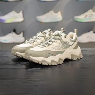 AGCV247 李宁正品 山行男子防滑耐磨透气复古支撑低帮运动休闲鞋