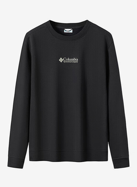 Columbia/哥伦比亚正品新款男士圆领宽松亲肤卫衣AE3505009