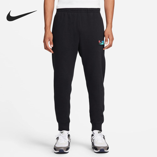 Nike/耐克正品秋冬新款男士加绒运动保暖针织长裤FB8438-010