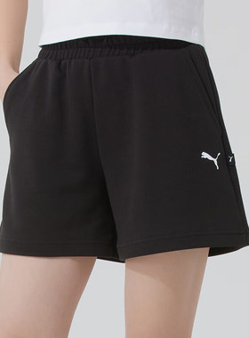 Puma/彪马正品ESS Cat Logo Shorts TR女士经典针织短裤692479-01