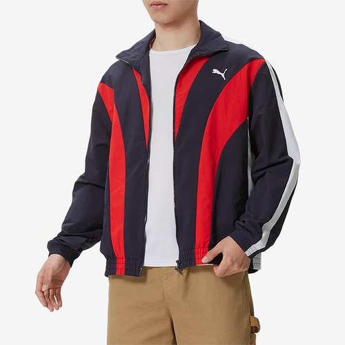 Puma/彪马正品T7Track梭织拉链长袖夹克男经典夹克外套638801-16