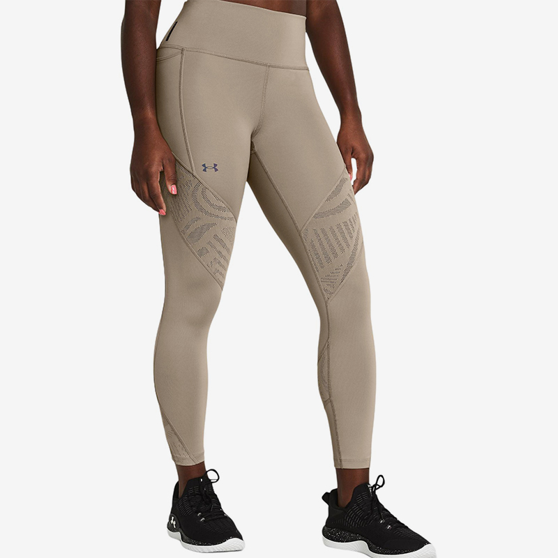 UA/安德玛正品Rush Vent Ankle Legging女士紧身长裤1383553-203