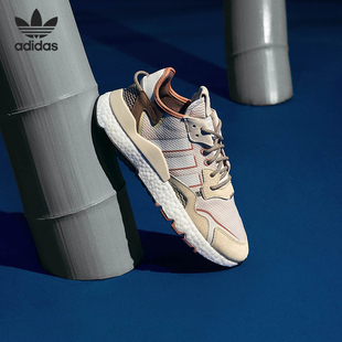 JOGGER男女休闲鞋 Adidas NITE 三叶草夏季 IE1924 阿迪达斯正品