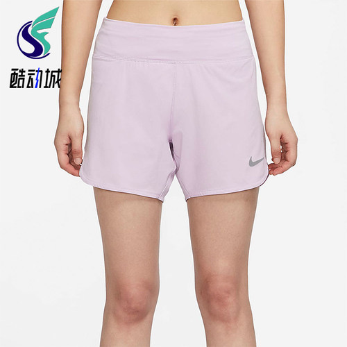 Nike/耐克正品2025女士印花运动透气松紧腰跑步短裤CZ9569-530