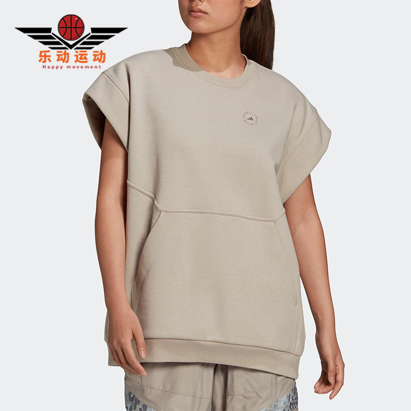 Adidas/阿迪达斯正品MUSCLE女士透气训练宽松无袖运动短袖FU0725