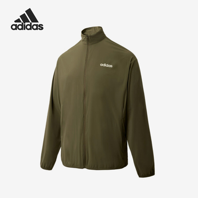 Adidas/阿迪达斯正品2026春季款男女日常针织立领印花外套JI8471