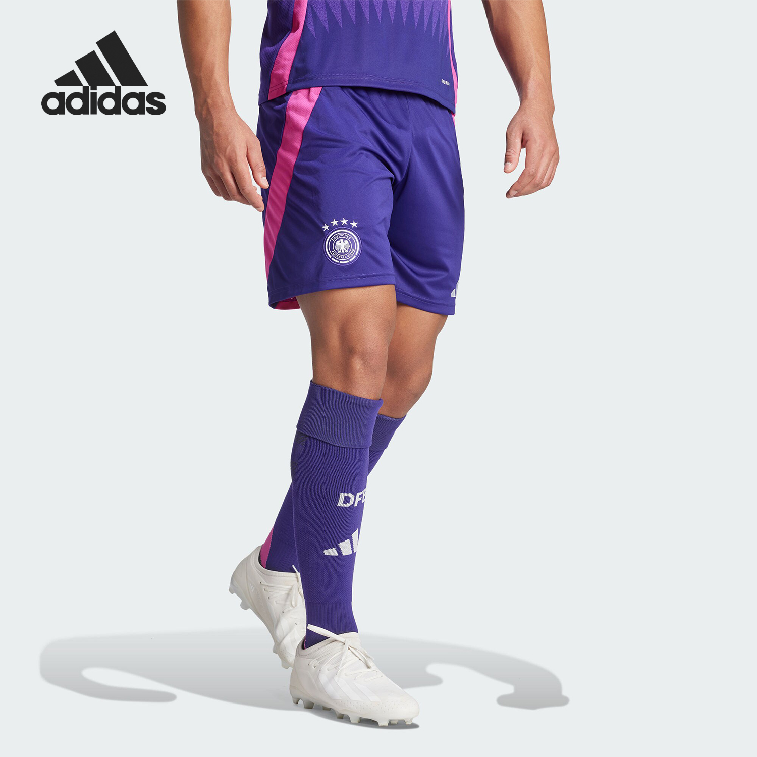 Adidas/阿迪达斯正品DFB A SHO德国队男士足球运动短裤IP8167