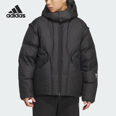 Adidas/阿迪达斯正品Future Style男士户外连帽日常羽绒服KC2587