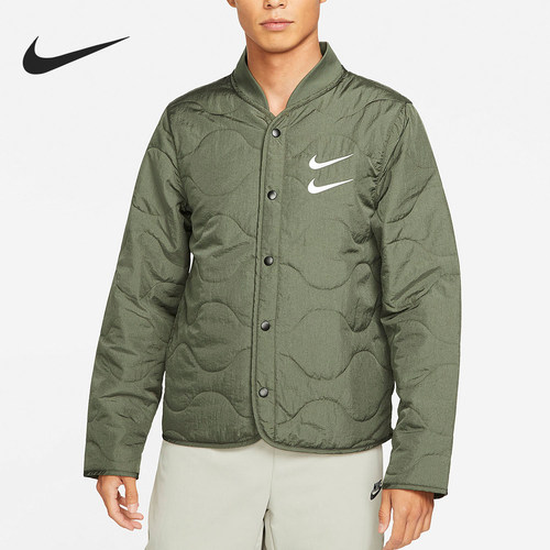 Nike/耐克正品新款男士双勾刺绣保暖防风运动休闲棉服DM1247-380