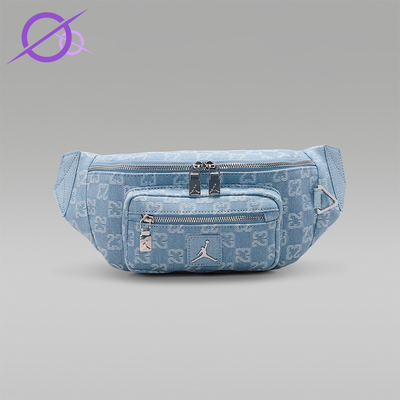 Nike/耐克正品Jordan Monogram 男士经典牛仔布腰包IZ8439-412