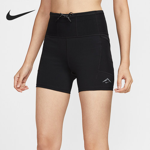 Nike/耐克正品Dri-FIT女士高腰紧身越野跑步短裤HV2353-010