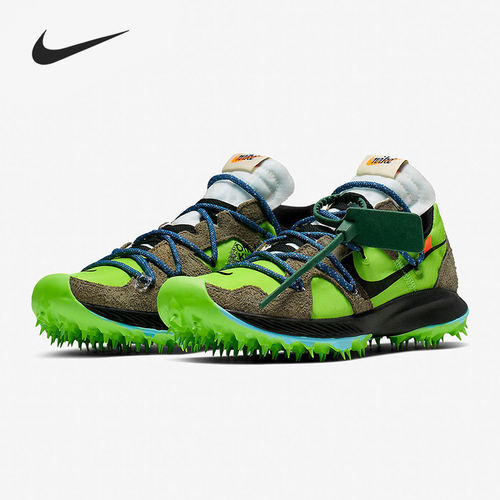 Nike/耐克正品ZOOM KIGER 5 x OW联名男女潮流舒适钉子跑鞋CD8179