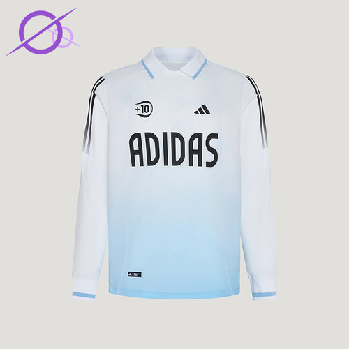 Adidas/阿迪达斯正品儿童凉感宽松印花运动休闲长袖T恤KY1475