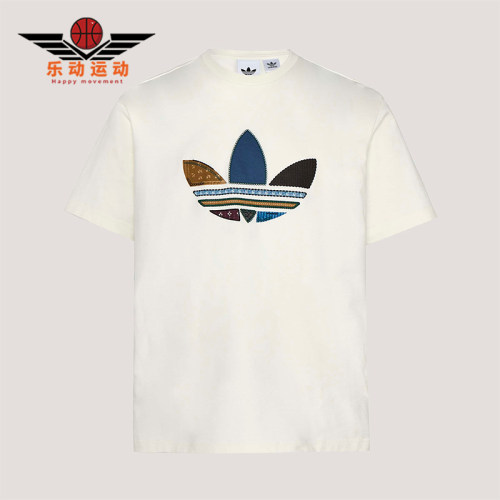 Adidas/阿迪达斯正品三叶草男士运动松弛感宽松轻盈短袖T恤KW5670
