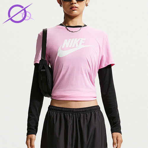 Nike/耐克正品女士透气经典套头圆领时尚短袖T恤DX7907-621