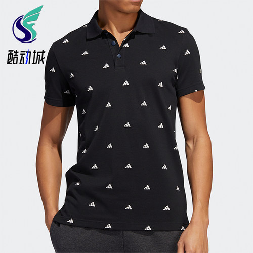 阿迪达斯男子舒适运动休闲POLO衫