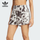 运动休闲户外短裤 三叶草女士豹纹时尚 KA2674 阿迪达斯正品 Adidas