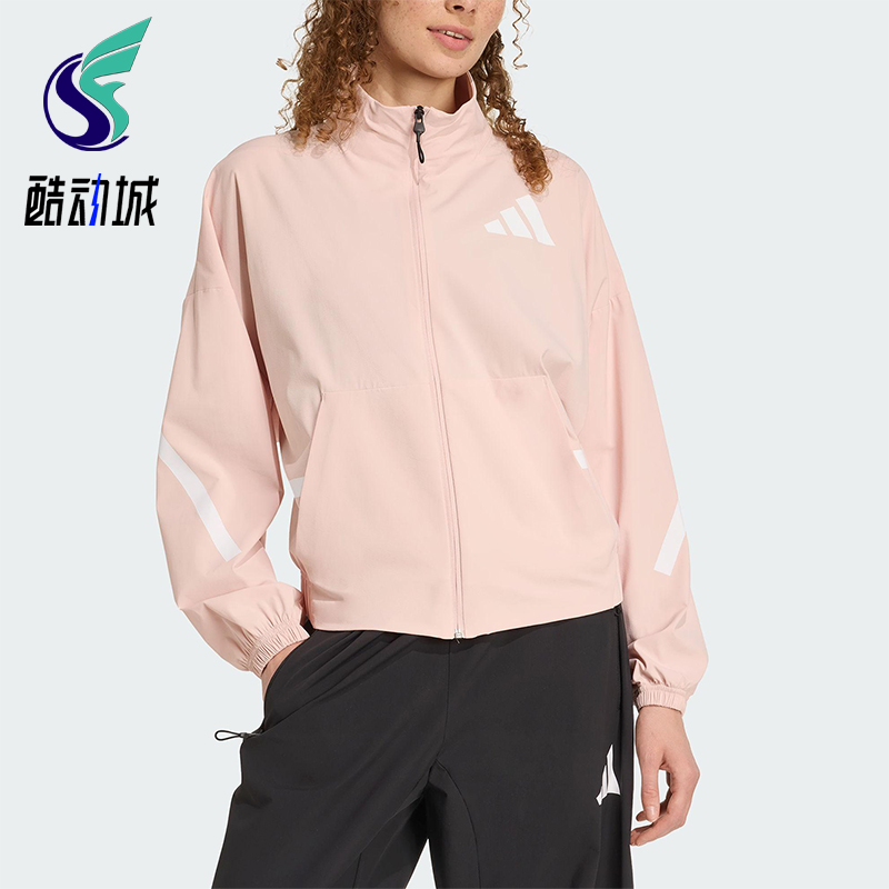 Adidas/阿迪达斯正品W Z.N.E. WV TT女士运动梭织宽松外套KE4883
