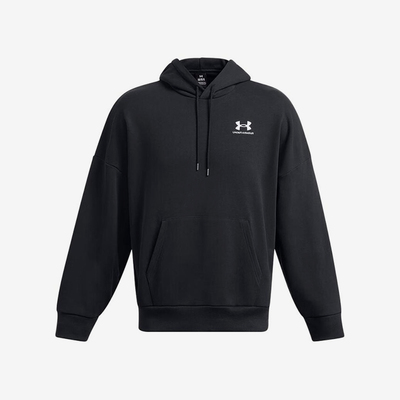 UA/安德玛正品2025新款男士连帽长袖经典卫衣套头衫1388020-001