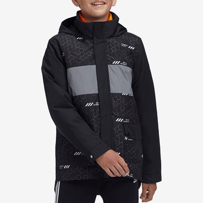 Adidas/阿迪达斯正品当季新款儿童休闲舒适训练时尚棉服GG3713